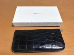 aniary 長財布 ラウンドファスナー 種名:クロコダイル（スモールクロコ）のサムネイル