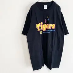 【美品】阪神タイガース 公式応援Tシャツ ブラック Lサイズ