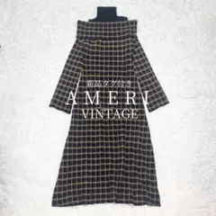 新品 AMERI UND OFF SHOULDER KNIT DRESS