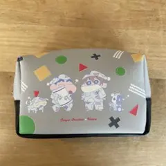 レトルト×クレヨンしんちゃん　おしゃれポーチ（グレー）