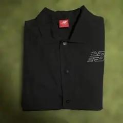 new balance ブラック ナイロンジャケット M