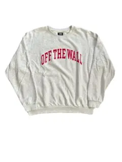 VANS OFF THE WALL グレー トレーナー L