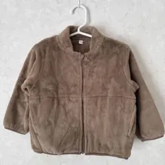 無印良品 フリースジャケット ブラウン 90