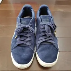 PUMA ネイビー スエード スニーカー　27.5cm