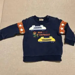 お値下げ！ミキハウス☆プッチーくん☆電車トレーナー☆80㎝