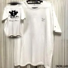【新品】Disney ミッキー Tシャツ　バックプリントsize LL（XL）