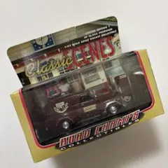 新品 1/18 ウッディワゴン 木目 クラシックカー モーターシティ