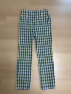 UNITED ARROWS パンツ 36 イエロー チェック