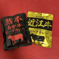 ☆熊本あか牛ビーフカレー レトルト 2種セット☆のサムネイル