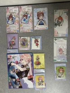 五等分の花嫁　グッズ　まとめ売り　一花　二乃　三玖　四葉