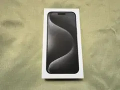 新品　iPhone15 PRO MAX 512G ブラックチタニウム