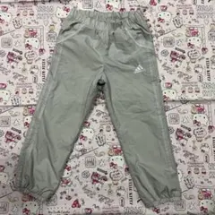 adidas ウインドブレーカー パンツ グレー　　120cm