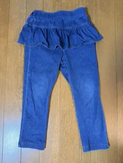 apres les courts フリル付きデニムパンツ 100サイズ