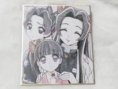鬼滅の刃 全集中展 作画スタッフ 複製ミニ色紙 肆 胡蝶しのぶ 栗花落カナヲ