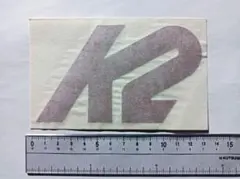k2 aカッティン ステッカー正規品 大 赤のサムネイル