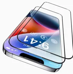 iPhone 14 Plus / 13promax 用 ガラスフィルム2枚セット