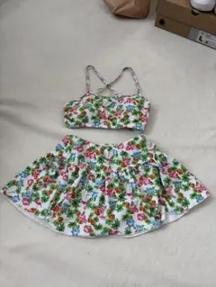 フラワープリント セパレート水着セット