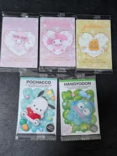 サンリオキャラクターズ ウエハース11 メタリックプラカード6枚セット