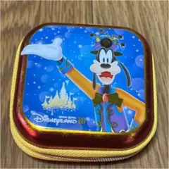香港 ディズニーランド Disney プルート グーフィー 缶ケース お菓子