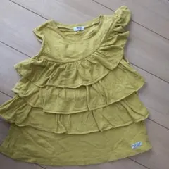 BREEZE フリルチュニック サイズ150 マスタード