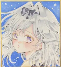 名探偵プリキュア 森亜るるか ファンアート 色紙原画 - メルカリ