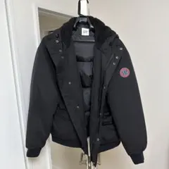 GAP ブラック ダウンジャケット フード付き