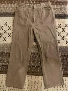 50s ヴィンテージ コーデュロイパンツ TALONジッパー 細畝 ベージュ
