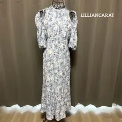 [美品]LILLIANCARATワンピース花柄ワンピース