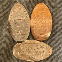 ディズニー　スーベニアメダル　トイストーリー　リトルグリーメン