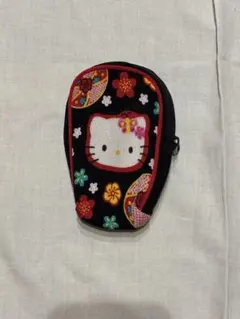 【レトロ・希少】ハローキティー 和柄 ポーチ 1998年