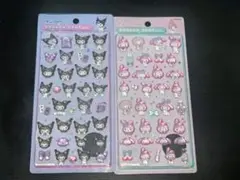 正規品 サンリオ 第1弾 ボンボンドロップシール マイメロ　クロミ 2点セット