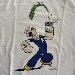 ポパイ Tシャツ キャラT BLUEBLUE　古着　ビンテージ