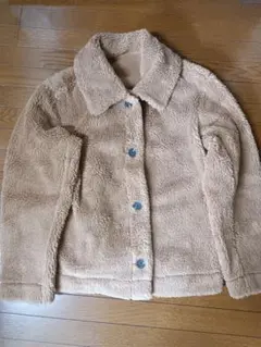 新品【UNIQLO】ボアフリースジャケット　Lサイズ　Beige