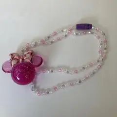 ディズニー　ミニー　光るおもちゃ　ネックレス