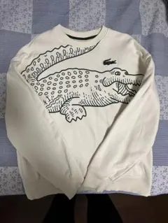 LACOSTE ラコステ 【新品】グラフィックプリントフードスウェット 38