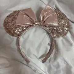 ディズニー ミニー カチューシャ スパンコール