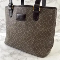 NINA RICCI ニナリッチ ジラフ柄 本革 レザー ミニ トートバッグ