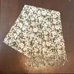 【新品未使用】LEPSIM 大判 マフラー カモフラージュ オリーブ グリーン