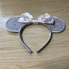ミッキー耳カチューシャ レース付き