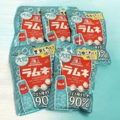 森永製菓 　大粒ラムネ 　41g　5袋セット　27.2