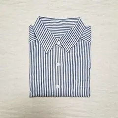 ストライプ シャツ 長袖　NATURAL BEAUTY BASIC