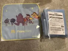 2026 マクドナルド福袋 保冷バッグ青色＋ハンドタオル青 セット