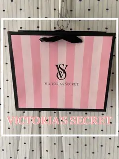 Victoria's Secret ショップ袋 ピンク ストライプ