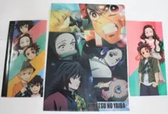 【未使用】鬼滅の刃 クリアファイル マルチケース くら寿司 ローソン限定 セット