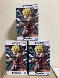 Grandista うずまきナルト フィギュア 3個セット　NARUTO