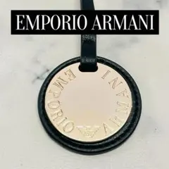 【EMPORIO ARMANI】アルマーニ ロゴキーホルダー バッグチャーム 金のサムネイル