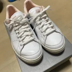 adidas J 230 シューズ ホワイト ピンク　23センチ