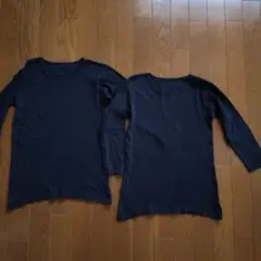 FIBER HEAT 黒 長袖　肌着 150