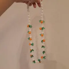 レトロ　ヴィンテージ　アメリカ　ビーズ　ネックレス