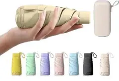 ❤コンパクトなのに万能❤ 超軽量折り畳み傘 紫外線カット 高強度 6本骨